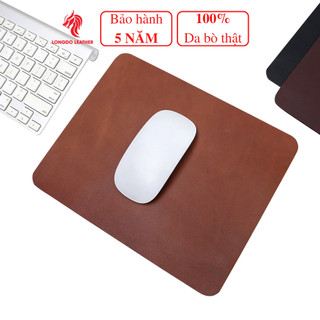 Lót chuột da thật - Bảo hành 5 năm - Hàng chính hãng thương hiệu Longdo Leather - Pullup
