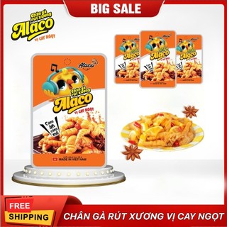  Chân Gà Rút Xương ALACO Vị Cay Ngọt - Hàng chính hãng - Có Chứng Nhận VS ATTP