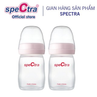 Bộ Hai Bình Cổ Rộng PP Spectra 160ml - Chính hãng Hàn Quốc
