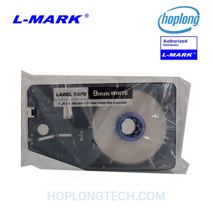 Băng nhãn in LM509SL cho máy in ống lồng đầu cốt LK330 L-mark 9mmx20m - Màu Bạc