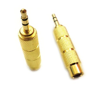 Đầu Jack chuyển đổi âm thanh từ cổng 3.5 sang 6 ly loại rẻ