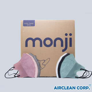Khẩu Trang 5D Mask Monji - Thùng 500 Chiếc 3 Lớp Kháng Khuẩn