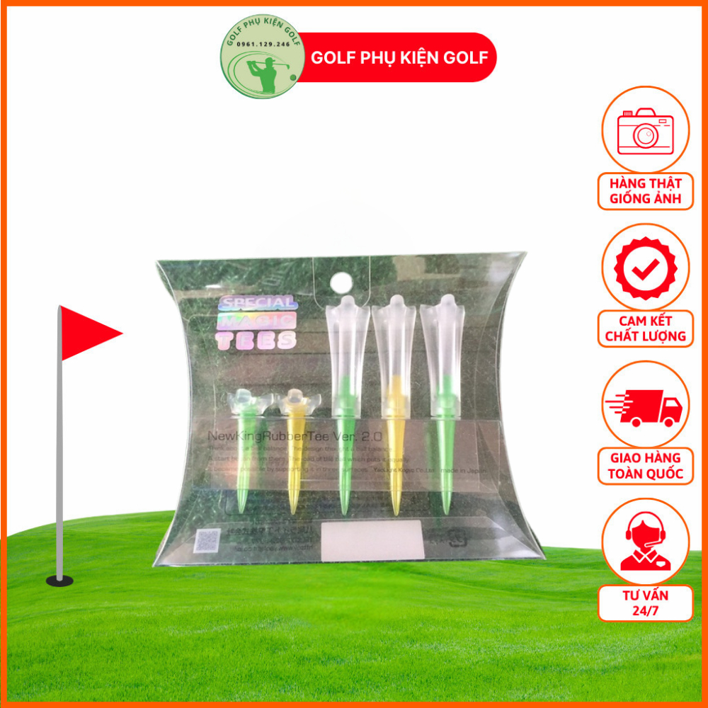 Tee Nhật Bản-Tee Golf Japan- Tee Nhựa Dẻo- Tee Golf Siêu Bền - Golf-Tuan golf 88