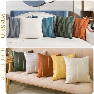 Vỏ Gối Tựa Lưng Trang Trí Sofa Dệt Vân Nổi Sang Trọng Passion