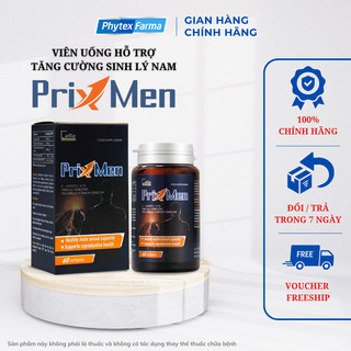 Viên uống hỗ trợ tăng cường sinh lý nam giới theo cơ chế nội sinh tự nhiên Prixmen Hộp 60 viên