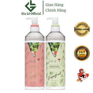 [Hàng Nhập Khẩu Anh] - Cặp Dầu Gội Xả Chiết Xuất Từ Hoa Bưởi Valert Grapefruit 850ml Phục Hồi, Chống Rụng Kích Mọc Tóc