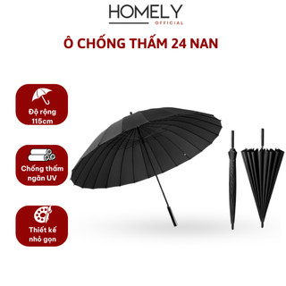 Ô che mưa 24 nan bằng thép siêu chắc chắn, chống thấm nước và tia UV hiệu quả