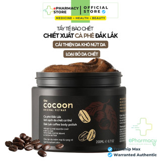 Tẩy Tế Bào Chết Body COCOON Cafe Đắc Lắc - COCOON Dak Lak Coffee Body Polish 200ml