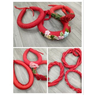 Mấn áo dài, Mấn đội đầu