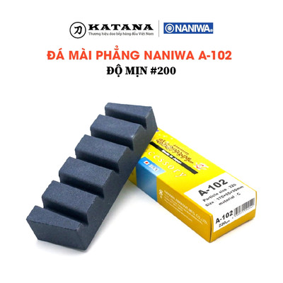Đá mài phẳng đá mài cao cấp Nhật Bản Naniwa A102 #220 (170x55x30)