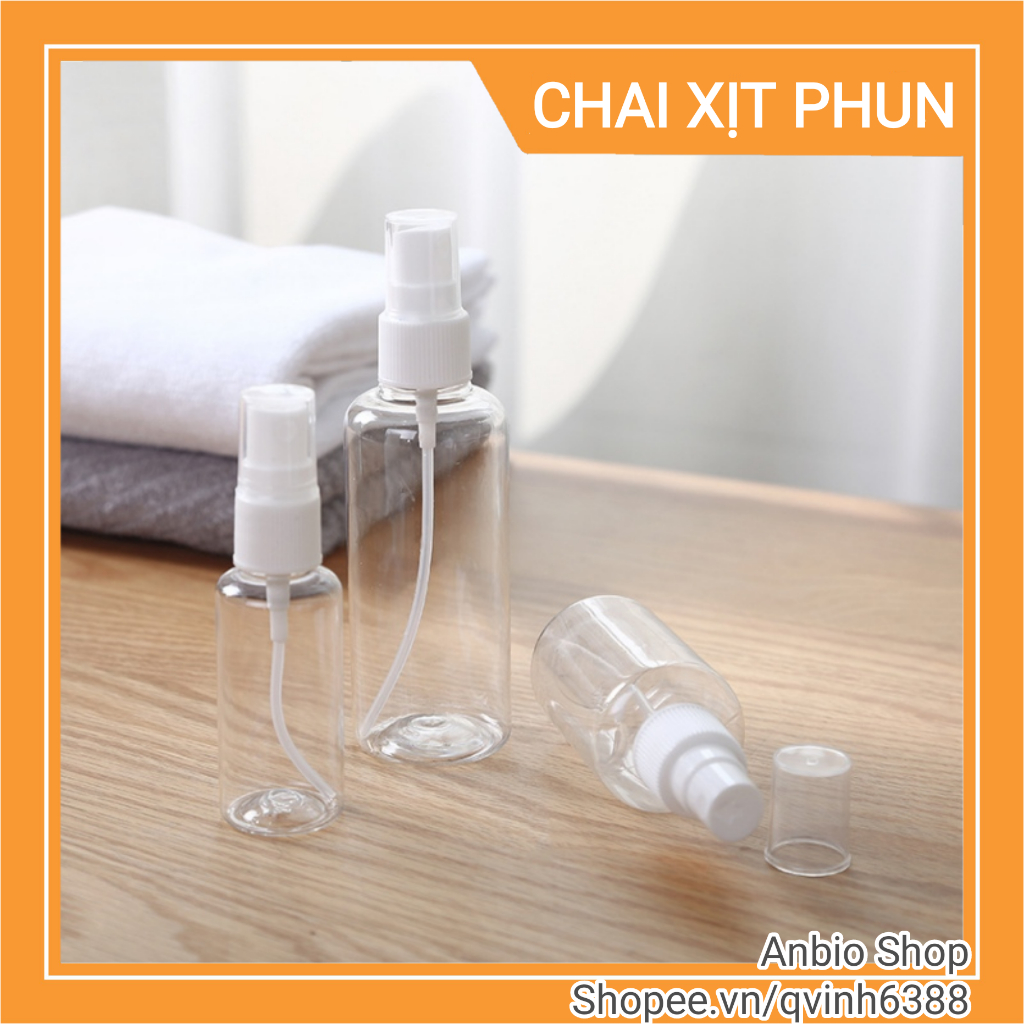 Chai xịt phun sương chiết mỹ phẩm