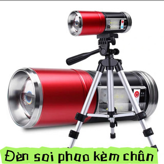  Đèn soi phao 4 Bóng Chế Độ   Màu Đỏ Cùng Đèn Bên cạnh soi Mồi Chuyên Dùng Câu Cá Bạn Đêm loai Cao Cấp 