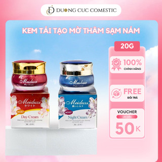 Kem Meiduzi Nhật chính hãng dưỡng trắng da mờ thâm sạm nám combo ngày đêm DC18