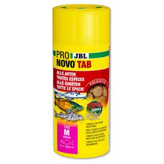 Thức ăn cám viên dán kính NovoTab thế hệ mới cho cá cảnh thủy sinh JBL ProNovo - Tab M