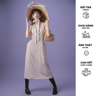 Remmus - Emily Dress | Đầm suông dài cách điệu dây sau lưng cho nữ