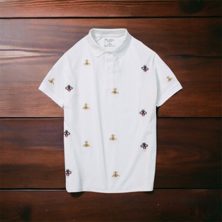 Áo polo cổ bẻ thêu Con Ong chỉ nổi, Áo thun nam vải thun cá sấu co giãn 4 chiều thoáng khí POLO-CO