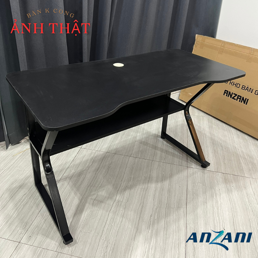 Bàn Chữ K Uốn Cong Chữ C Để PC  Bàn Làm Việc Lắp Ráp Đơn Gỗ MDF Cao Cấp