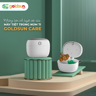 Máy tiệt trùng UV núm ti Goldsun Care GCPU03GR Công nghệ UVC tiêu diệt