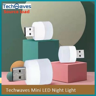 Mini LED Night Light, USB Charging, Portable Bedroom Bedside Sleep Lamps, Desk Decor Lights, Eye Protection Lamp