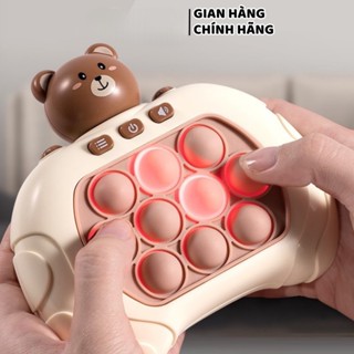 Đồ chơi Pop it thế hệ mới - máy điện tử chơi game Pop it  bấm nút theo đèn nhạc với nhiều 999level