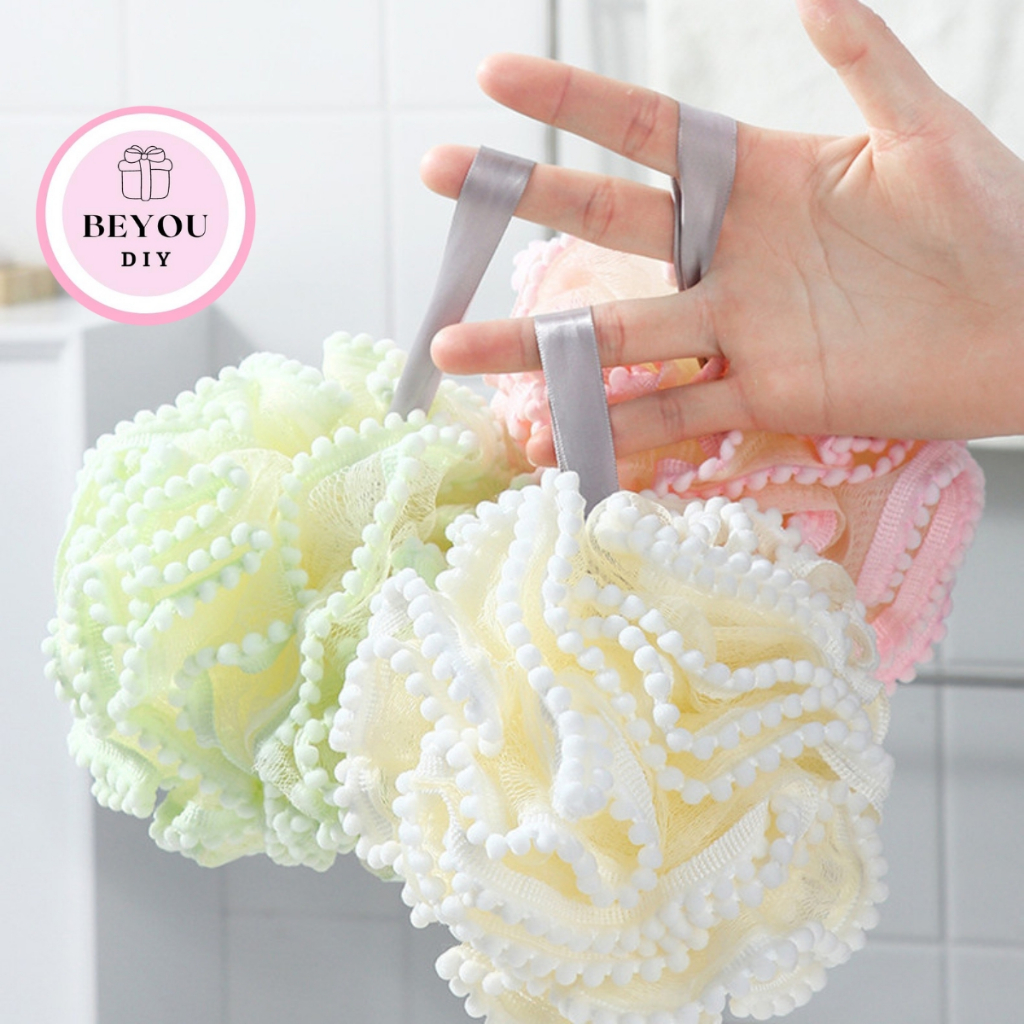 Bông Tắm Tạo Bọt Mềm Mịn Nhiều Màu - BEYOU
