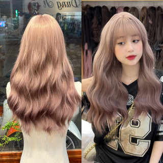 DJ-22 Tóc giả nữ nguyên đầu sóng lơi 50Cm nhiều màu wig women