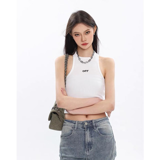 Áo ba lỗ croptop cổ tròn cá tính A367