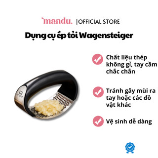Dụng cụ ép tỏi Wagensteiger nội địa Hàn quốc, inox 304 cao cấp, cầm tay nhanh gọn tiện lợi