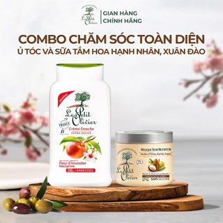 Combo chăm sóc toàn diện - Kem ủ tóc và Sữa tắm hoa hạnh nhân xuân đào