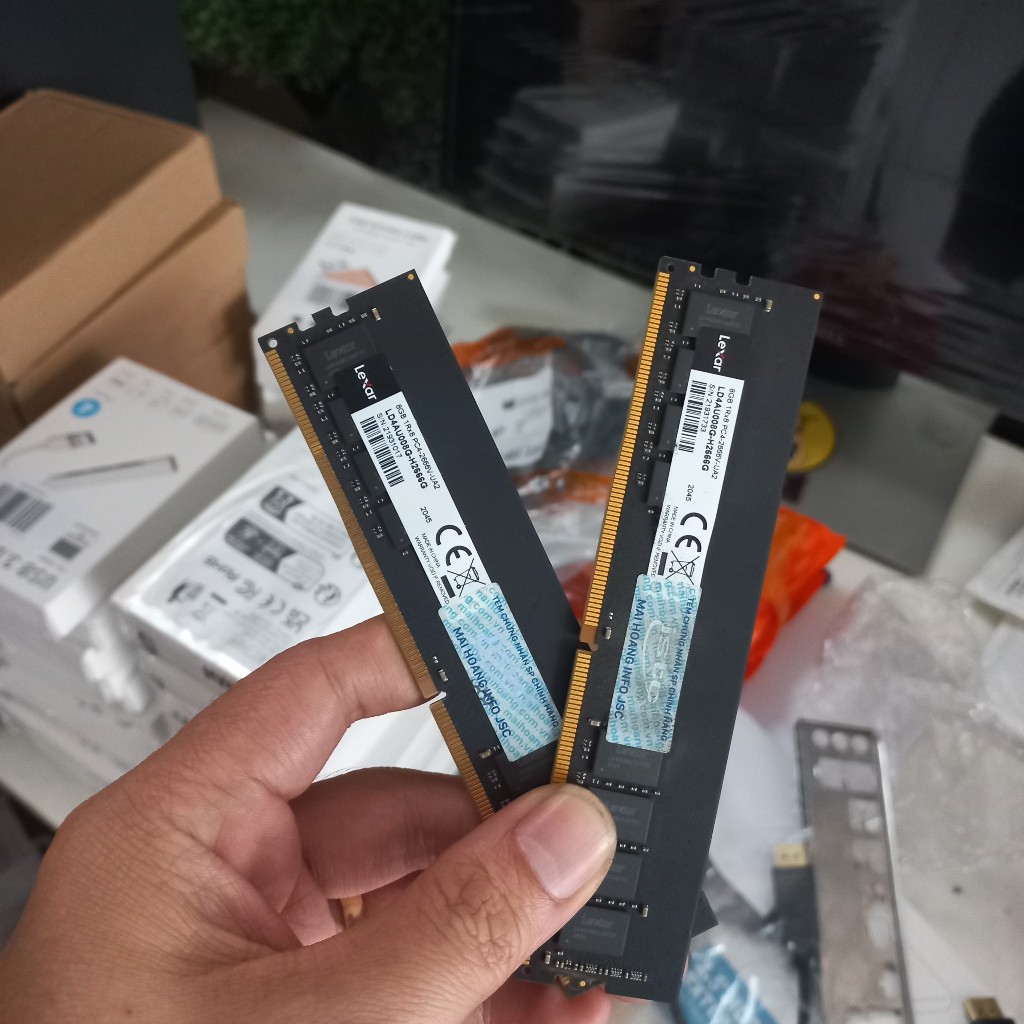 Ram DDR4 8G Bus 2666 Lexar - Ram 8G DDR4 Bus 2666 Lexar Chính hãng Mai Hoàng ( Cũ - 2nd )