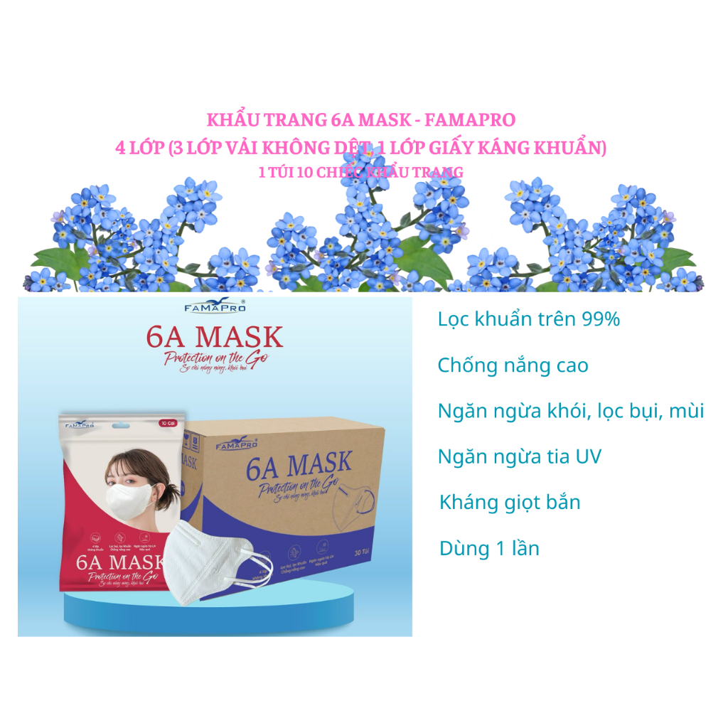 KHẨU TRANG 6A MASK - FAMAPRO