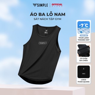 Áo Ba Lỗ Nam TSIMPLE sát nách tập gym vải thun lạnh thể thao thoáng mát co giãn thấm hút mồ hôi ALHP2