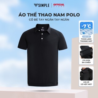 Áo Thể Thao Nam Polo TSIMPLE cổ bẻ tay ngắn vải thun lạnh thoáng mát phong cách trẻ trung chuẩn form ACR