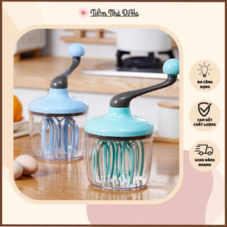 🌸 Dụng Cụ Đánh Bông Lòng Trắng Trứng Làm Kem Thủ Công [MẪU MỚI] Máy Đánh Kem Bằng Tay Làm Bánh Thông Minh NC5045 🌸