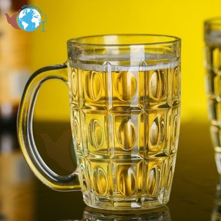 Cốc thủy tinh 350ml Lẻ 1 chiếc ly có quai mắt na ( QUAI 52 )