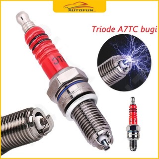 Triode A7TC bugi Xe ba bánh Xe tay ga Phụ kiện xe máy Bugi sửa đổi