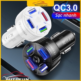 Tẩu sạc nhanh xe hơi  4 cổng USB 35W 7A đa năng tẩu sạc nhanh ô tô
