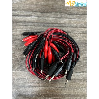 Dây Máy Điện Châm Cứu Đuôi Tròn 1 ra 4