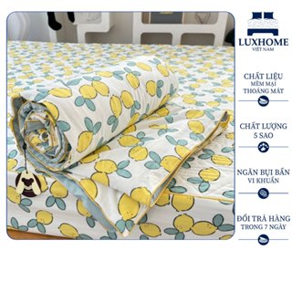 Chăn Đũi Hữu Cơ Cotton Luxhome Mềm Mại Cao Cấp, Họa Tiết Bắt Mắt, Kháng Khuẩn Tự Nhiên, Màu Sắc Tinh Tế Dành Cho Trẻ Em