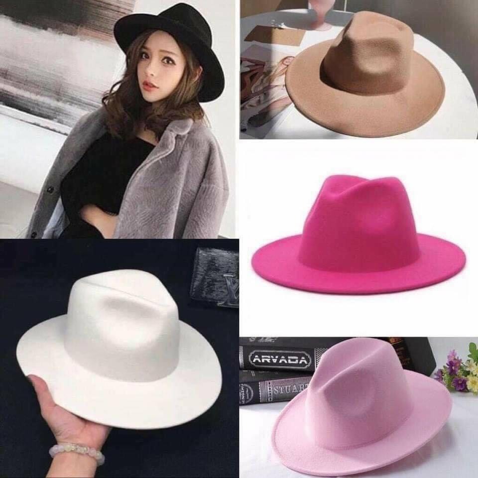 [Có Đủ Màu] Mũ Panama/ Mũ Fedora
