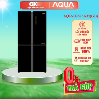 AQR-IG525AM(GB) - MIỄN PHÍ CÔNG LẮP ĐẶT-Tủ lạnh Aqua Inverter 456 lít AQR-IG525AM GB