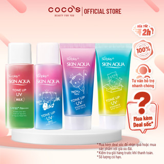 Kem chống nắng sunplay skin aqua tone up uv spf50+ pa++++ kem chống nắng nâng tone
