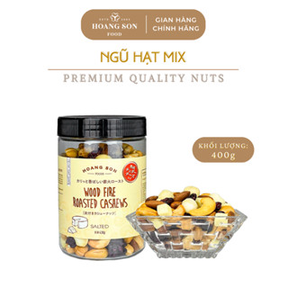 Ngũ hạt mix Hoàng Sơn Food [400g] _ Hạt điều, hạnh nhân, mắc ca, phô mai, nam việt quất