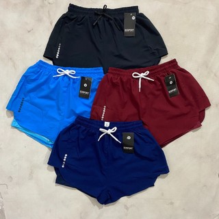 Quần Đùi Boxer Tập Gym, Chạy Bộ, Aerobic- Quần Đùi Thể Thao 2 Lớp- Đồ Tập Gym Yoga Erobic Chạy Bộ Nữ (Q01)