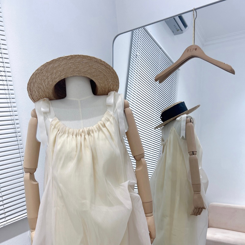 Váy nữ, Váy Maxi Tơ 2 Lớp Buộc Nơ Siêu Xinh, Đầm Maxi Đi Biển Dáng Dài Siêu Xinh | BigBuy360 - bigbuy360.vn