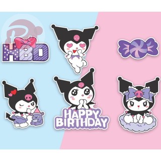 – SCG Kuromi - Đội nơ- Trang trí bánh sinh nhật bánh kem