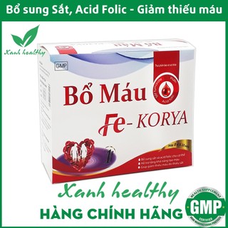Viên uống sắt và acid folic FE GOLD EXTRA - sử dụng cho bà bầu và  người thiếu máu - Hộp 80 viên - Chuẩn GMP