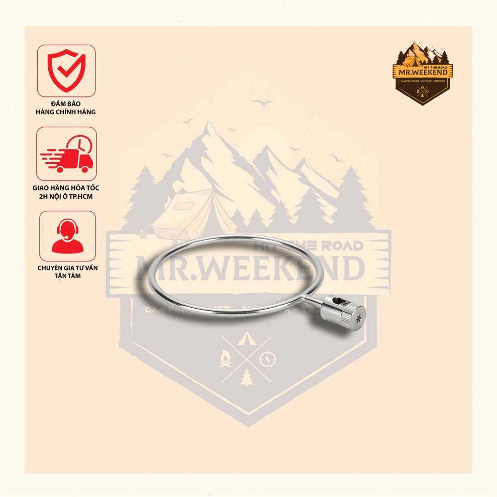 Giá đỡ Snowpeak Table Top Architect Shella Cup Holder CK-306 - Chính Hãng