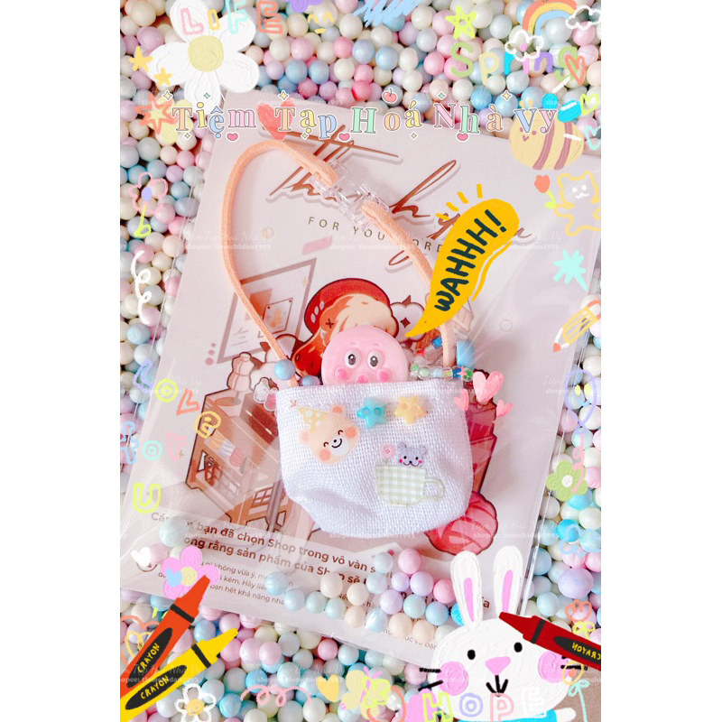 [Phụ Kiện Búp Bê] 🧸 Túi Búp Bê Đeo Chéo Size 5in, Bru, 1/6 🍓🩵🍓🩵