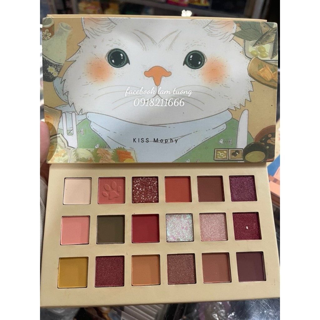 Bảng phấn mắt IMAGIC 15 màu chống thấm nước lâu trôi 153g